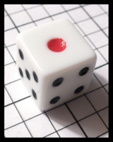 Dice : Dice - 6D Pipped - White Eastern Style - FA collection buy Dec 2010